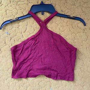 Halter neck crop top